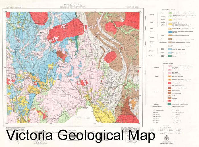 Bindi Geological Map Victoria Maps Books Travel Guides