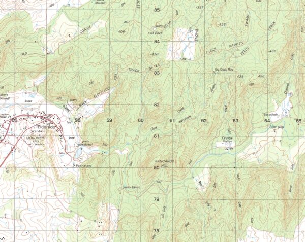 Beechworth 1-50000 Topographic Map 8225-3 VICTORIA 1985 Edition - Maps ...