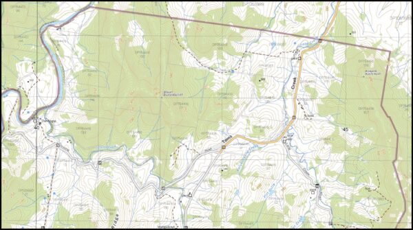 Comboyne 1-25,000 NSW Topographic Map - Image 2