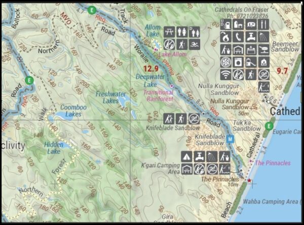 Fraser Island Map Hema - Image 5