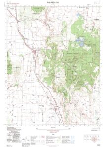 Meredith 1-50000 Topographic Map 7722-3 VICTORIA 1986 Edition - Maps ...