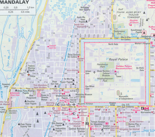 Myanmar Burma Map Nelles - Maps, Books & Travel Guides