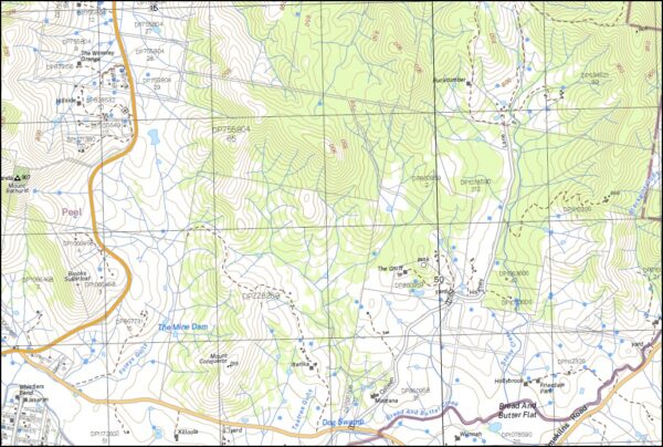 Peel 1-25,000 NSW Topographic Map - Image 2