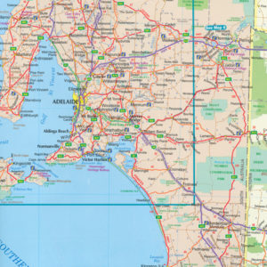 South Australia State and Cities Map 519 UBD Gregorys - Maps, Books ...