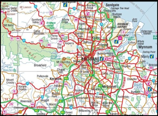 South East Queensland Map Hema - Image 3