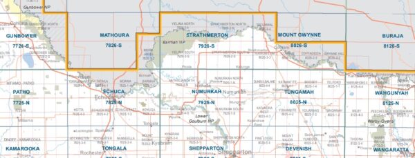 Strathmerton 1-50,000 Vicmap - Image 4