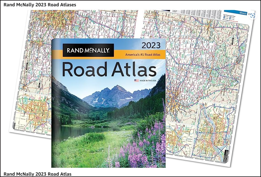 USA Road Atlas Rand McNally Large Edition Maps, Books & Travel Guides