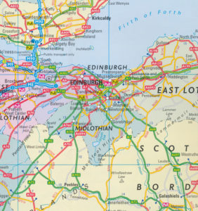 Britain Road Map Collins 2023 Sample 282x300 