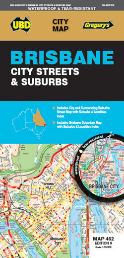 Brisbane City Street And Suburban Map 462 UBD 10 