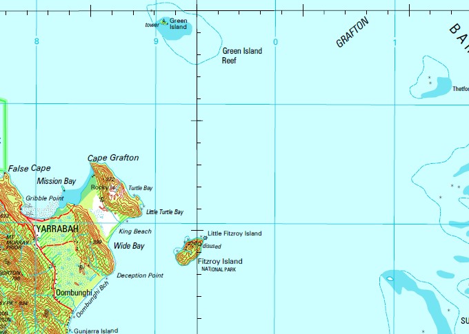 Cairns 1-250,000 Topographic Map - Maps, Books & Travel Guides