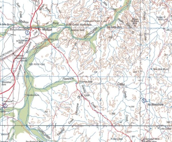 Duchess 1-250,000 Topographic Map