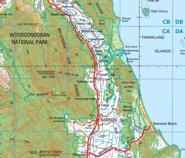 Innisfail 1-250,000 Topographic Map - Maps, Books & Travel Guides