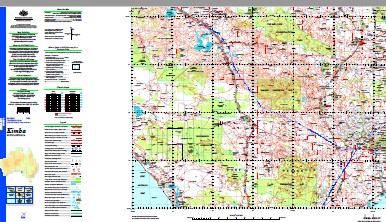 Kimba 1-250,000 Topographic Map - Maps, Books & Travel Guides