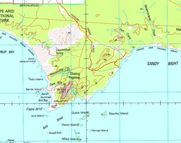 Malcolm Special 1-250,000 Topographic Map