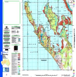 Monkey Mia 1-250,000 Topographic Map - Maps, Books & Travel Guides