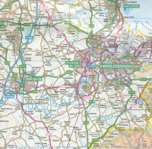 Northern England Road Map 4 OS - Maps, Books & Travel Guides