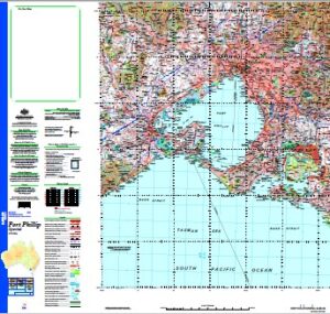 Port Phillip 1-250,000 Topographic Map - Maps, Books & Travel Guides