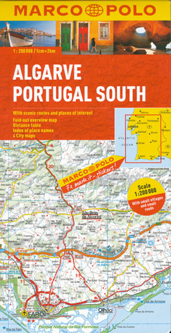 Algarve Portugal South Marco Polo Map (Marco Polo Maps)