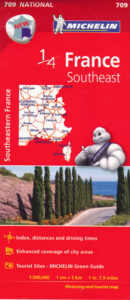 France Southeast Map 709 Michelin - Maps, Books & Travel Guides