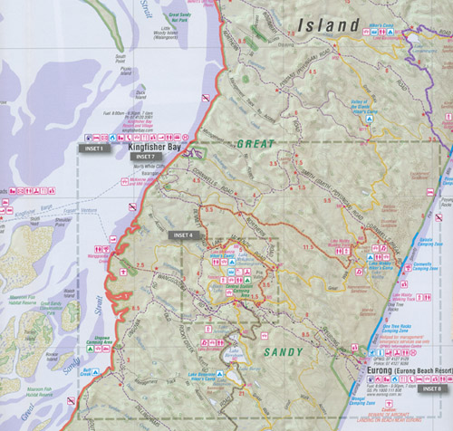 Fraser Island Map Hema - Maps, Books & Travel Guides