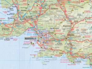 French Riviera Provence Map Insight Travel Map - Maps, Books & Travel ...