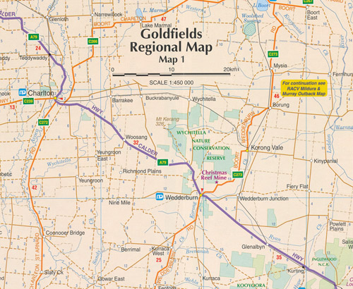 Goldfields Map Racv Area 5 