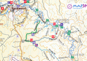 Lerderderg Track The Great Dividing Trail - Maps, Books & Travel Guides