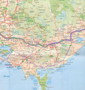 Melbourne To Sydney Map Racv Sample 6 283x300 
