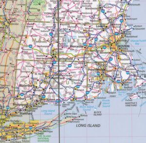 New England Map Rand McNally - Maps, Books & Travel Guides