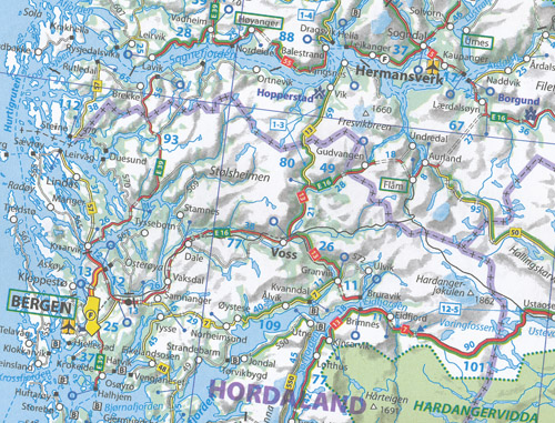 Norway Map 752 Michelin - Maps, Books & Travel Guides