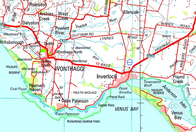 Warragul 1-250,000 Topographic Map - Maps, Books & Travel Guides