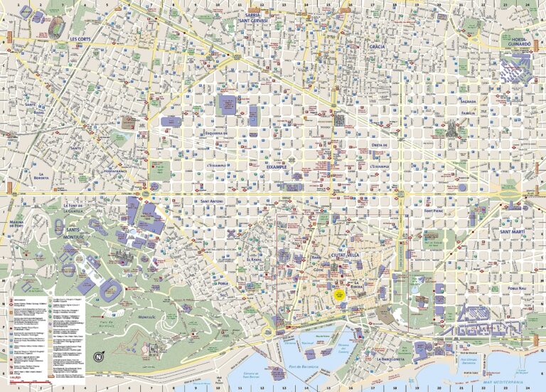 Barcelona City Destination Map National Geographic - Maps, Books ...