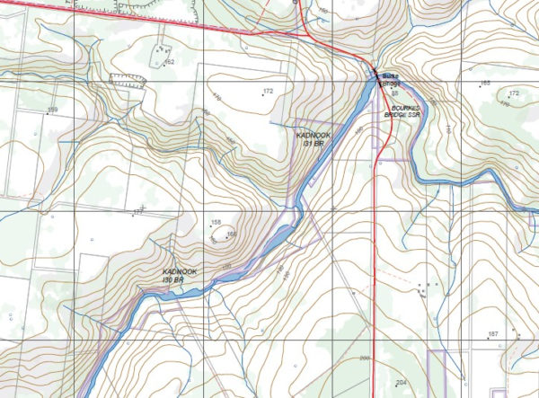 EDENHOPE SOUTH  1-25,000 Vicmap Topographic Map  7123-1-S - Image 2