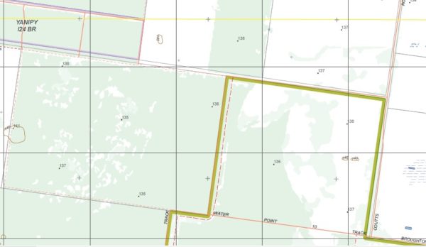 GOROKE NORTH  1-25,000 Vicmap Topographic Map  7124-1-N - Image 2