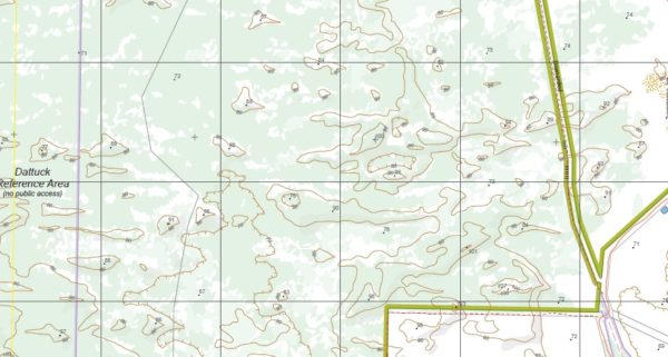 HOPETOUN NORTH  1-25,000 Vicmap Topographic Map  7326-1-N - Image 2