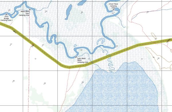 LINDSAY SOUTH  1-25,000 Vicmap Topographic Map  7129-4-S - Image 2