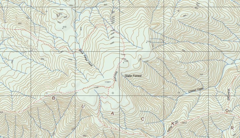 DANDONGADALE NORTH 1-25,000 Vicmap Topographic Map 8224-3-N - Maps ...