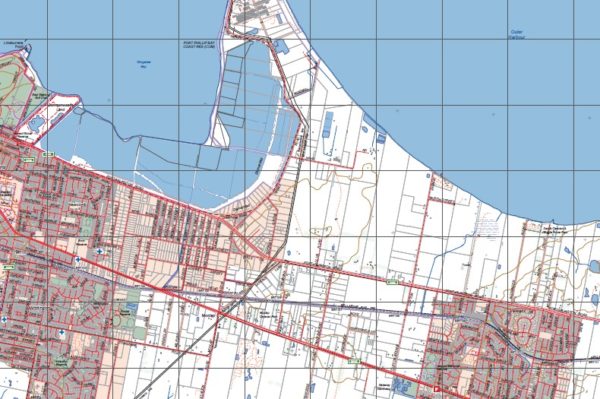 GEELONG SOUTH  1-25,000 Vicmap Topographic Map  7721-1-S - Image 2