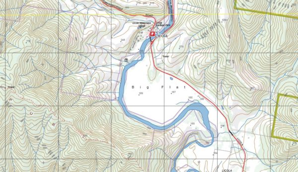 LICOLA SOUTH  1-25,000 Vicmap Topographic Map  8222-4-S - Image 2