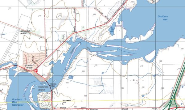 MURCHISON SOUTH  1-25,000 Vicmap Topographic Map  7924-4-S - Image 2