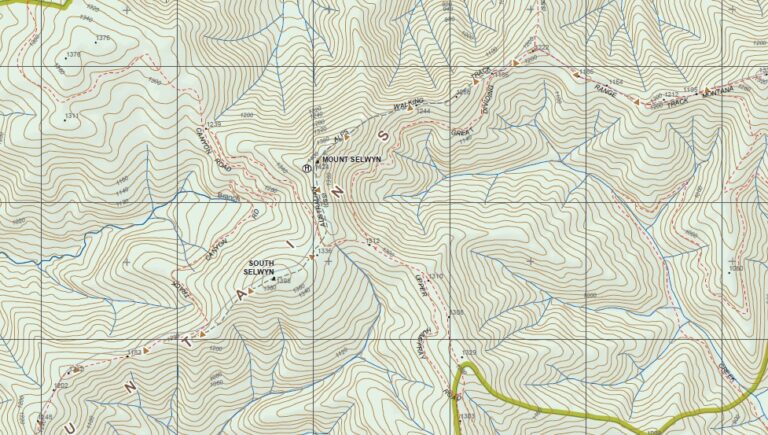 SELWYN NORTH 1-25,000 Vicmap Topographic Map 8223-1-N - Maps, Books ...