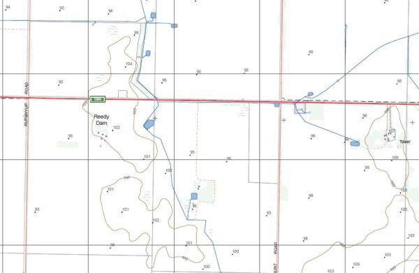 WATCHUPGA SOUTH  1-25,000 Vicmap Topographic Map  7426-3-S - Image 2