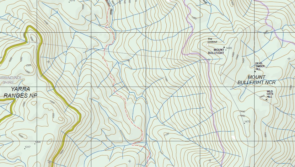 THORNTON SOUTH 1-25,000 Vicmap Topographic Map 8023-2-S - Maps, Books ...