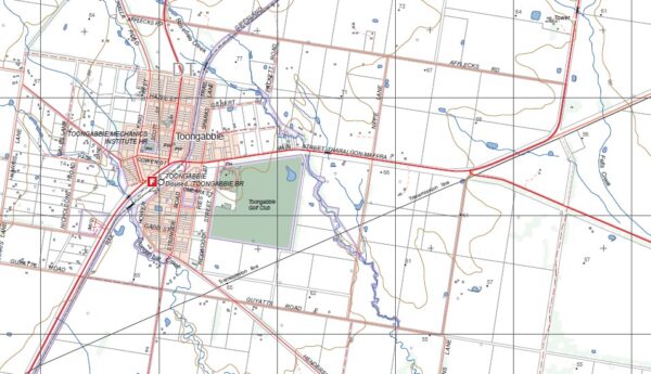 TRARALGON NORTH  1-25,000 Vicmap Topographic Map  8221-4-N - Image 2