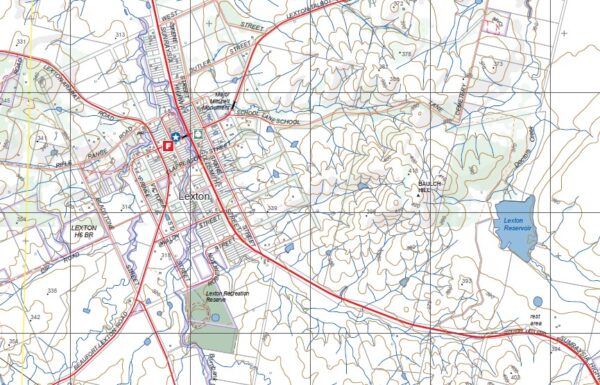 WAUBRA NORTH  1-25,000 Vicmap Topographic Map  7623-3-N - Image 2