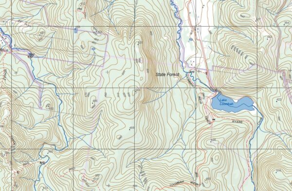 WINTON SOUTH  1-25,000 Vicmap Topographic Map  8124-4-S - Image 2