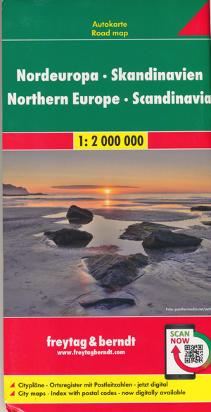 Northern Europe Scandinavia Map FB 
