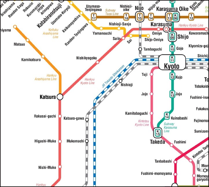 Kobe Subway Rail Map Maps Books Travel Guides   Kobe Subway Rail Map Sample 