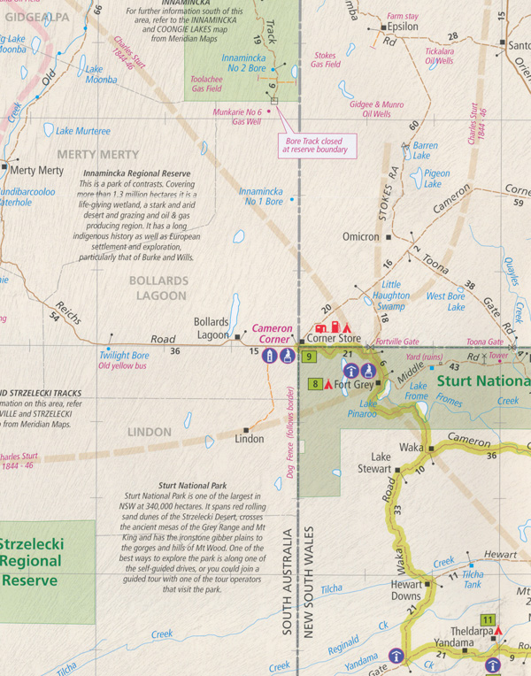 Corner Country Map Westprint Meridian - Maps, Books & Travel Guides