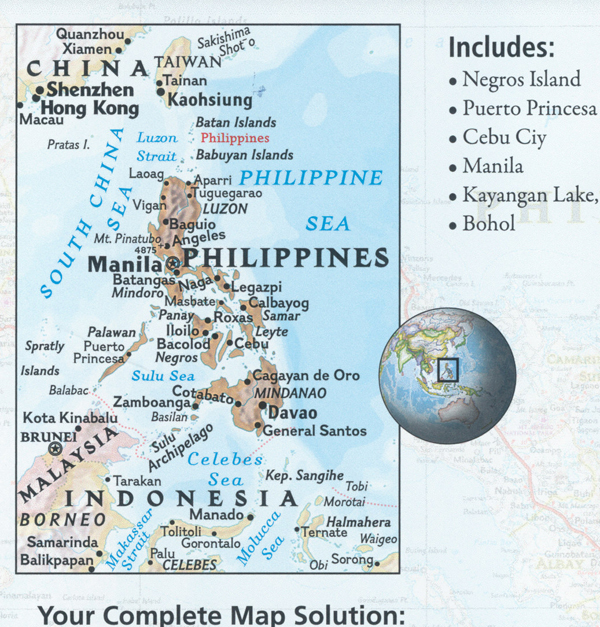 Philippines Map National Geographic - Maps, Books & Travel Guides